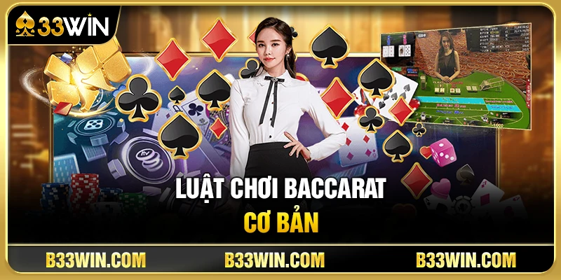 Cách Chơi Baccarat 33WIN Dễ Hiểu Cho Người Mới 2 Luật Chơi Baccarat Cơ Bản