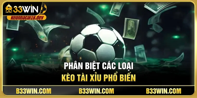 Kèo Tài Xỉu Là Gì? Mẹo Đọc Odds Chuẩn Từ Nhà Cái 33WIN 3 Phân Biệt Các Loại Kèo Tài Xỉu Phổ Biến